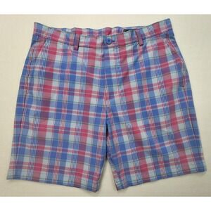 Vineyard Vines‎ Performance Breaker Shorts Mens 35 Plaid Stretch Limited Use